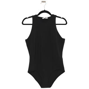 Penti Black Tank Top High Neck Bodysuit Size XLarge in Black